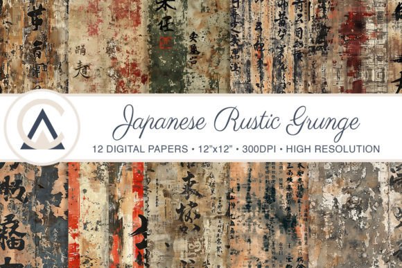 Authentic Texture: Using Seamless Old Japanese Grunge Backgrounds