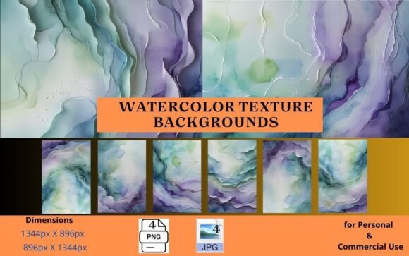 Capturing Ethereal Calm: The Magic of Watercolor Texture Backgrounds