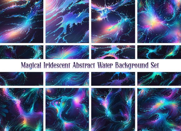 Elevate Designs with Magical Abstract Water Backgrounds