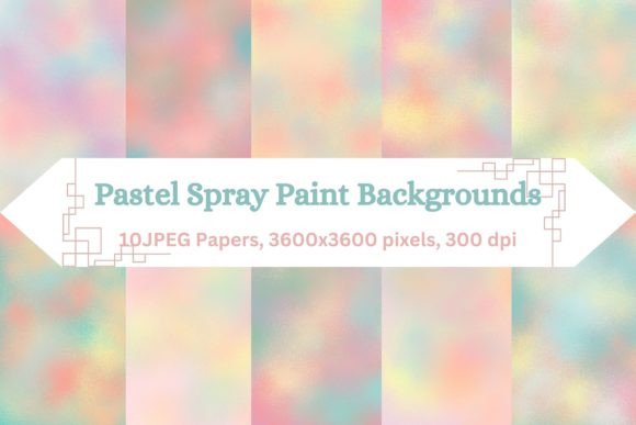 Elevate Your Projects with Pastel Spray Paint Backgrounds