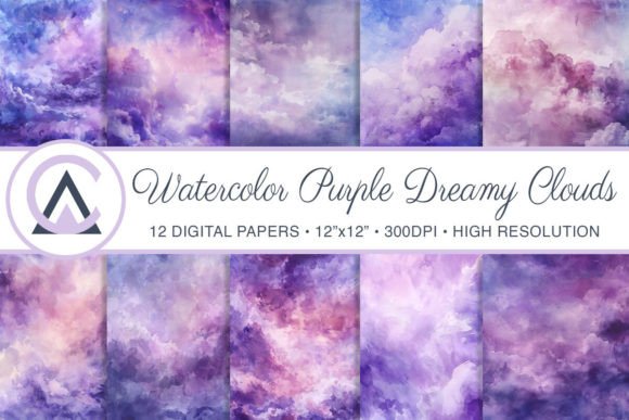 Embrace Ethereal Design with Purple Dreamy Sky Backgrounds