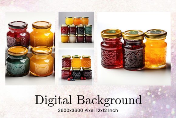 Jam Jar Backgrounds Wallpaper: A Sweet Digital Asset for Designers