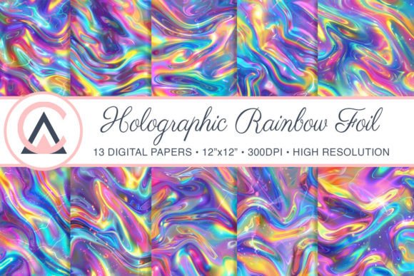 Mastering the Holographic Rainbow Foil Backgrounds Aesthetic