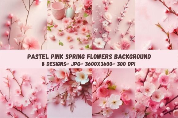 Pastel Pink Spring Backgrounds: A Fresh Palette for Your Projects