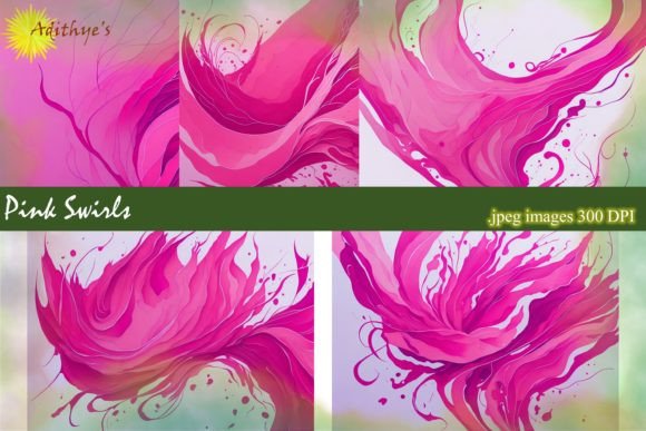Pink Swirl Backgrounds: A Design Asset for Dynamic Projects