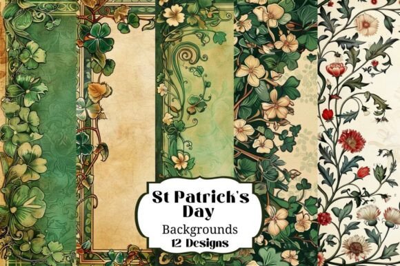 Stunning St. Patrick's Day Backgrounds for Every Crafter