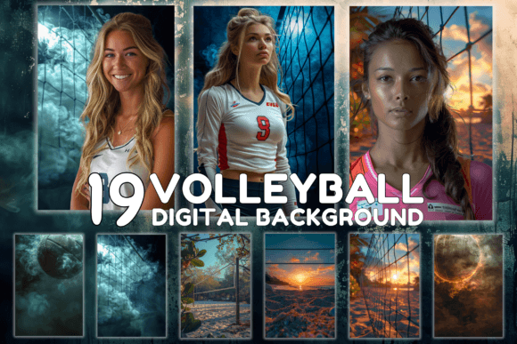Transform Your Projects with Dynamic Volleyball Backdrop Sport Backgrounds