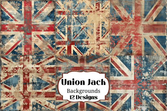 Union Jack Distressed Backgrounds: Instant British Grit
